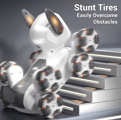 8‑Wheel Multi‑Functional RC Robot Dog