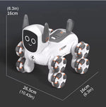 8‑Wheel Multi‑Functional RC Robot Dog