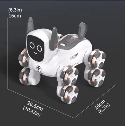 8‑Wheel Multi‑Functional RC Robot Dog