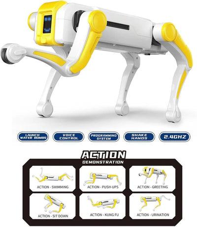 AI Mechanical RC Robot Dog (Without Gun)