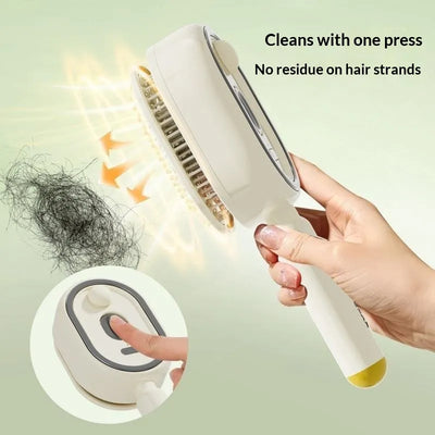 Electric Airbag Massage Comb With Mist Spray - Anti-Tangle Hair Styling Tool For Women