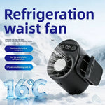 Handheld Waist Mounted Fan – Portable Rechargeable Mini Fan for Outdoor & Travel