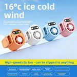 Handheld Waist Mounted Fan – Portable Rechargeable Mini Fan for Outdoor & Travel