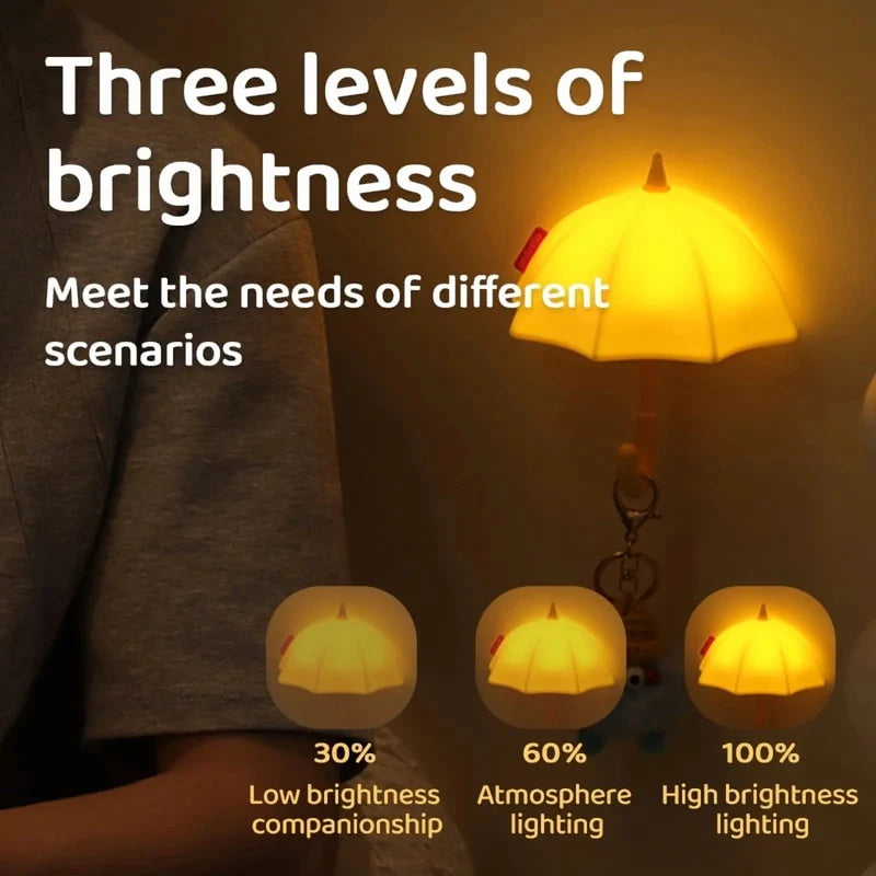 Mini Umbrella Magnetic Silicone Light – Portable LED Night Lamp – My Store